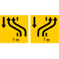 Wechsel der Richtungsfahrbahn Punkt a + b