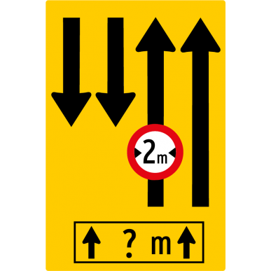 Gegenverkehr (Angaben einer Streckenlänge möglich)