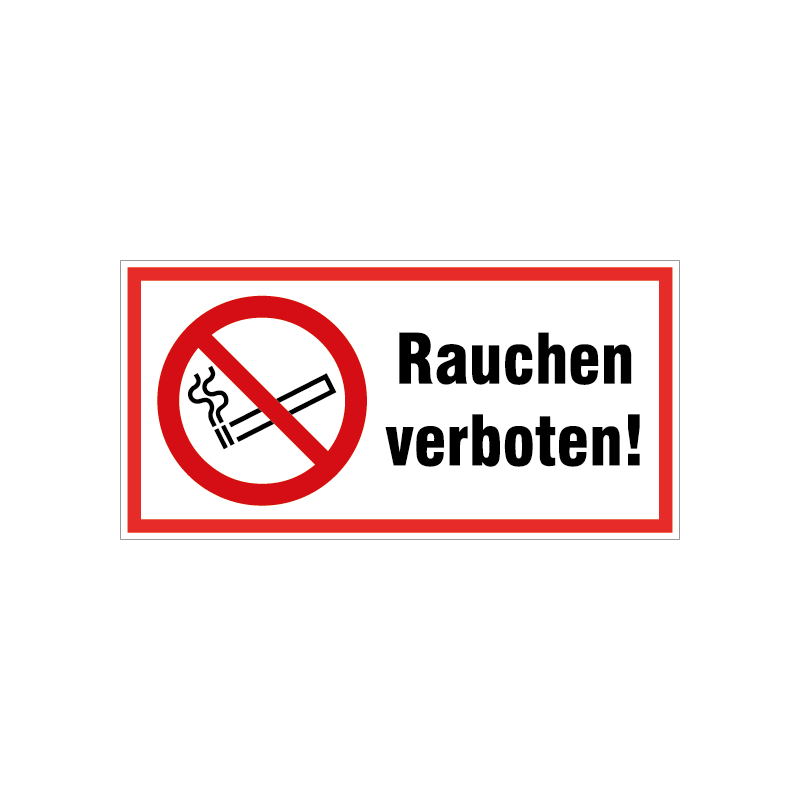 "Zigarettensymbol"Rauchen verboten!