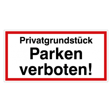 Privatgrundstück - Parken verboten!