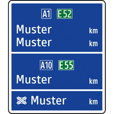 Entfernungstafel Knoten