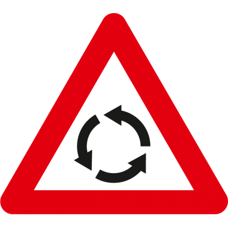 Kreuzung mit Kreisverkehr