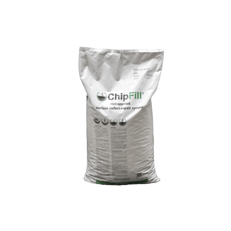 ChipFill - Thermoplastik Granulat RAL 9017 schwarz zur Reparatur von Schlaglöchern