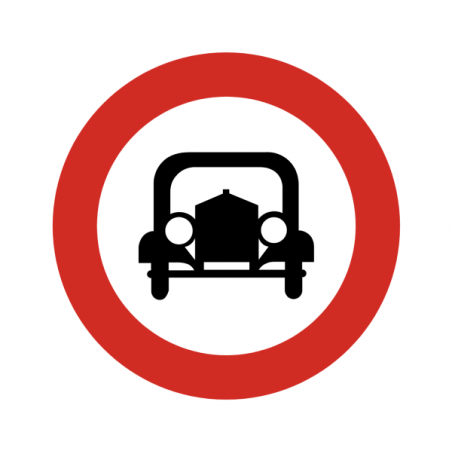 Fahrverbot für alle Kraftfahrzeuge außer einspurigen Motorrädern