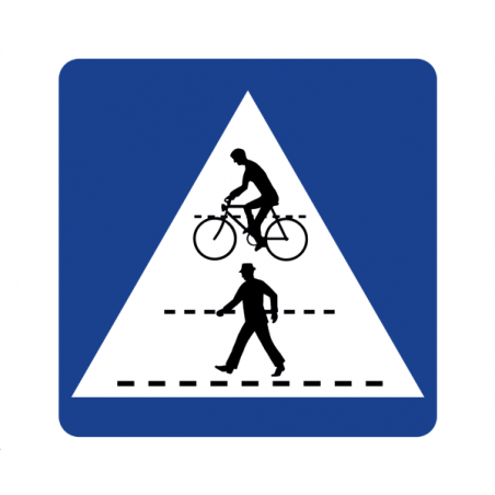 Kennzeichnung einer Radfahrerüberfahrt und eines Schutzwegs