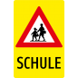 Schulweg fluoreszierend