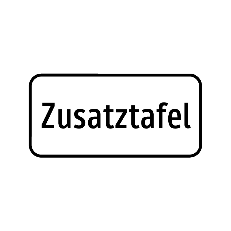 Zusatztafeln - Ausgenommen Anrainerverkehr