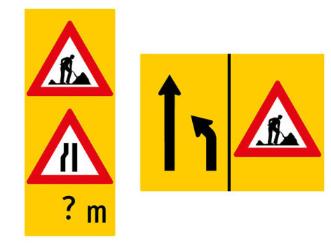 Sondertafeln Baustelle
